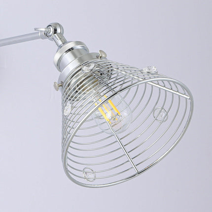 1-Light Modern Silver Wall Scone Light for Bedroom Home Decor > Lighting > Wall Lighting > Wall Sconces TriadCommerceInc