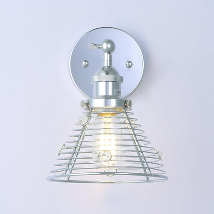 1-Light Modern Silver Wall Scone Light for Bedroom Home Decor > Lighting > Wall Lighting > Wall Sconces TriadCommerceInc