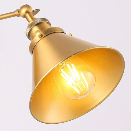 Rhem 1-Light Brass Wall Sconce Home Decor > Lighting > Wall Lighting > Wall Sconces TriadCommerceInc