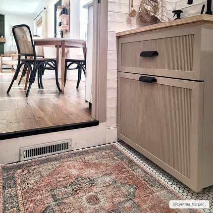 Rosman Distressed Washable Rug Rugs TriadCommerceInc
