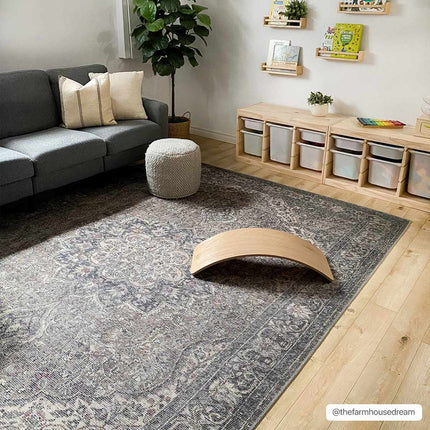 Greenpoint Dusty Blue Washable Rug Rugs TriadCommerceInc
