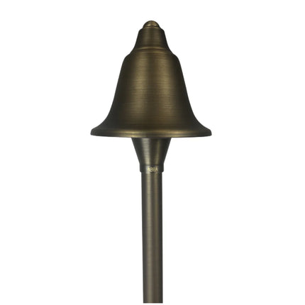 Cast Brass LED Outdoor Pathway Light Bell Shaped Path Light TriadCommerceInc