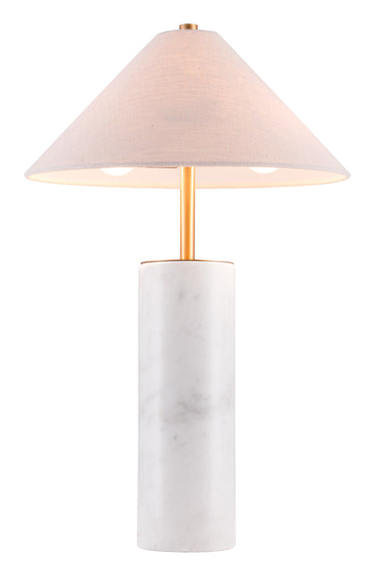 Ciara Table Lamp Beige & White Home Decor > Lighting > Lamp > Table Lamps TriadCommerceInc Default Title