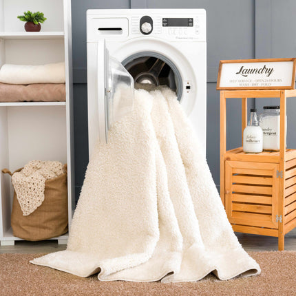 Judy White Washable Area Rug Rugs TriadCommerceInc