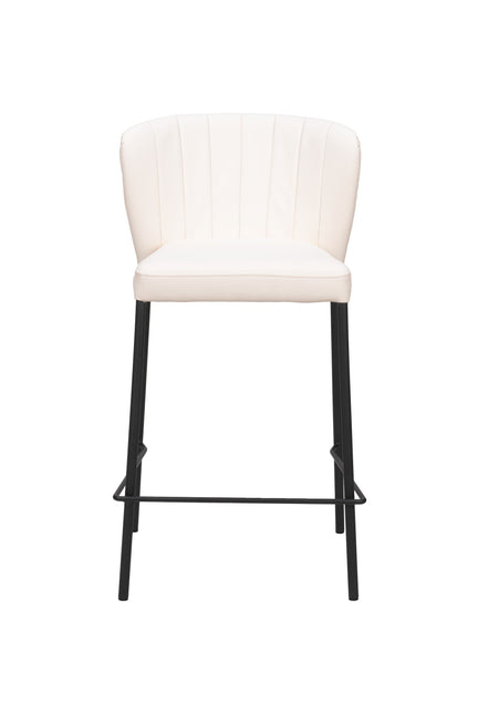 Linz Counter Stool (Set of 2) Cream Counter Stools TriadCommerceInc   