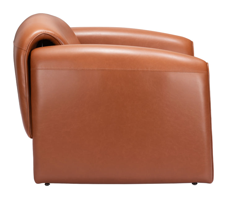 Horten Accent Chair Brown Chairs TriadCommerceInc