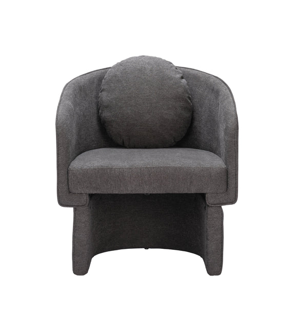 Olya Accent Chair Truffle Gray Chairs TriadCommerceInc   