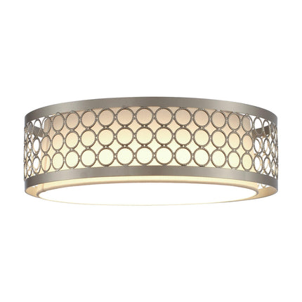 Modern LED Flush Mount Ceiling Light Home Decor > Lighting > Ceiling Lights TriadCommerceInc Satin Nickel