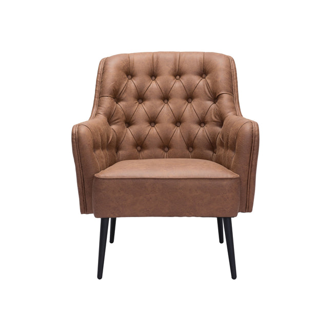 Tasmania Accent Chair Vintage Brown Chairs TriadCommerceInc   