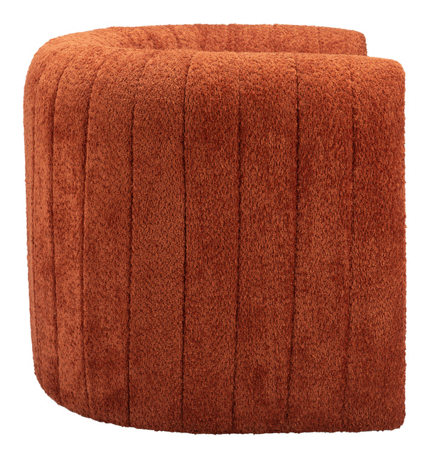 Viana Accent Chair Burnt Orange Chairs TriadCommerceInc