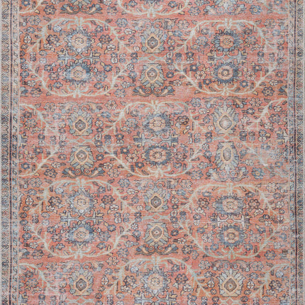 Urpi Rose & Blue Washable Area Rug - Clearance Rugs TriadCommerceInc