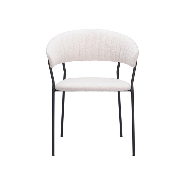 Josephine Dining Chair (Set of 2) Cream Chairs TriadCommerceInc   