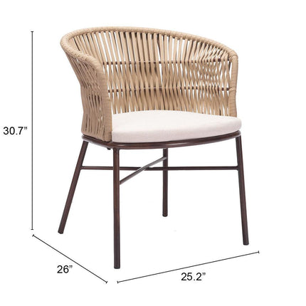 Freycinet Dining Chair (Set of 2) Natural Seating TriadCommerceInc   