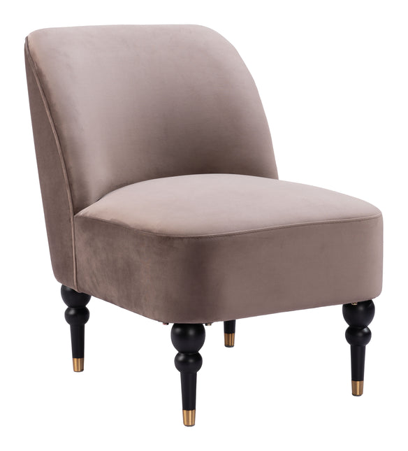 Bintulu Accent Chair Taupe Chairs TriadCommerceInc Default Title