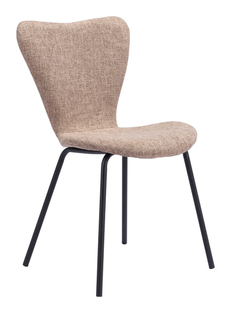 Tollo Dining Chair (Set of 2) Brown Chairs TriadCommerceInc Default Title  