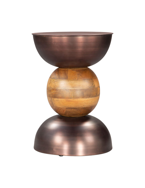 Tripoli Side Table Bronze Side Tables TriadCommerceInc   