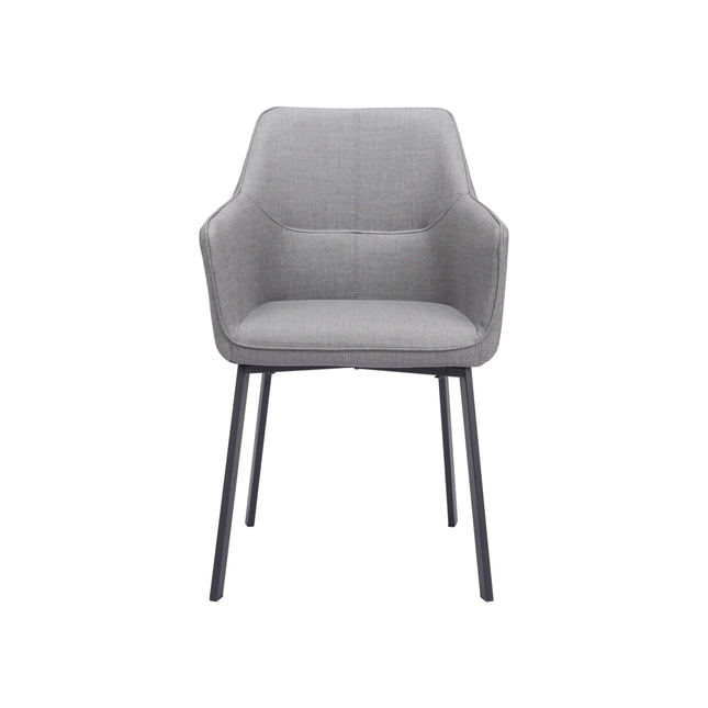 Adage Dining Chair (Set of 2) Gray Chairs TriadCommerceInc   