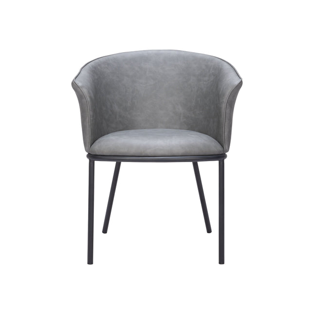 Garston Dining Chair Gray Chairs TriadCommerceInc   