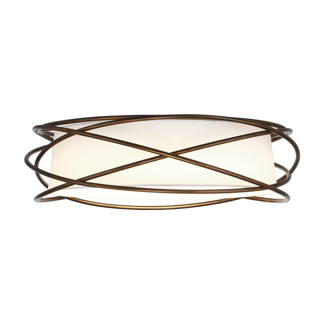 20" Modern Brown LED Flush Mount Ceiling Light Indoor Home Decor > Lighting > Ceiling Lights > Flush Mount Ceiling Lights TriadCommerceInc Brown