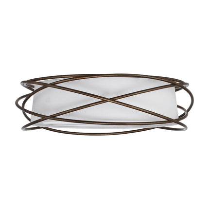 20" Modern Brown LED Flush Mount Ceiling Light Indoor Home Decor > Lighting > Ceiling Lights TriadCommerceInc