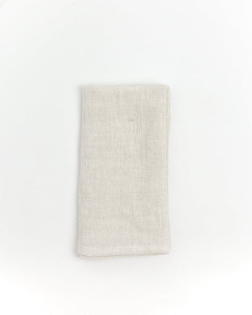 Stone Washed Linen Hemmed Dinner Napkins Cloth Napkins TriadCommerceInc