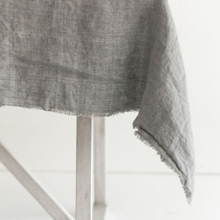 Stone Washed Linen Tablecloth Tablecloths TriadCommerceInc   