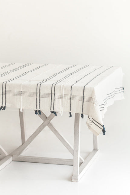 Ribbons Cotton Tablecloth Tablecloths TriadCommerceInc   