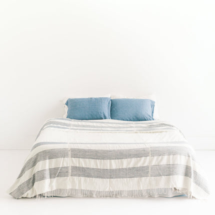 3 Panel Dotted Cotton Blanket Bedding TriadCommerceInc   