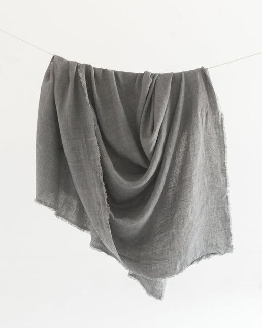 Stone Washed Linen Tablecloth Tablecloths TriadCommerceInc Oyster