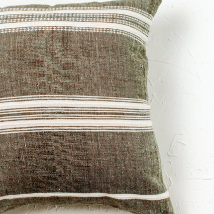 18" Aden Throw Pillow Throw Pillows TriadCommerceInc Grey with Natural  