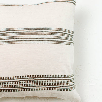 18" Aden Throw Pillow Throw Pillows TriadCommerceInc Natural with Grey  