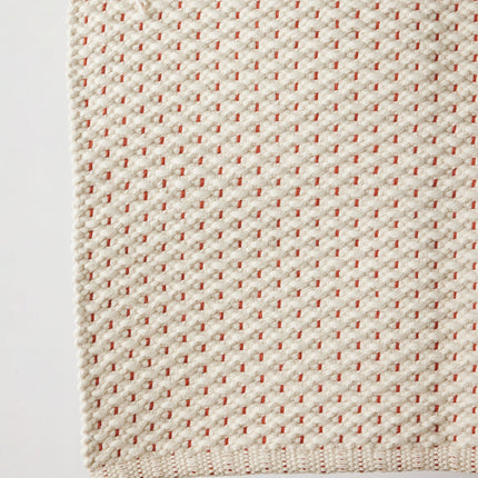 Terracotta Luxe Hand-Loomed Cotton Twill Mat Rugs TriadCommerceInc