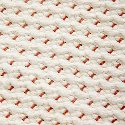 Terracotta Luxe Hand-Loomed Cotton Twill Mat Rugs TriadCommerceInc