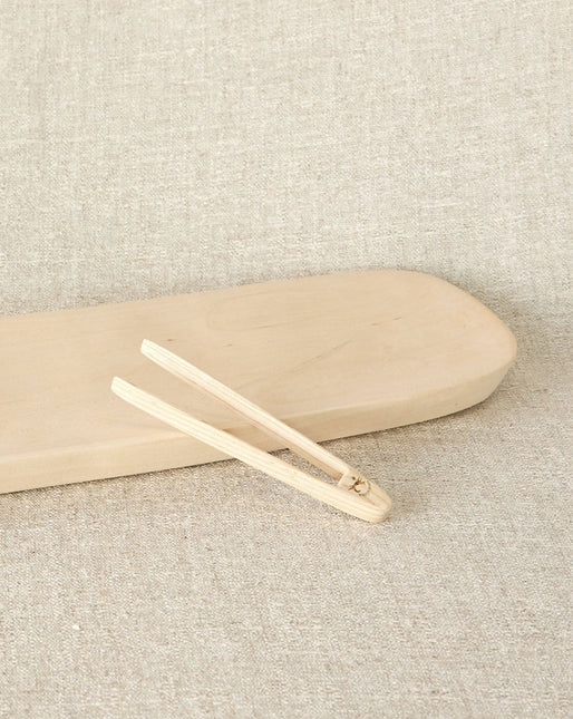 Magnetic Wooden Toast & Garnish Tongs Décor TriadCommerceInc