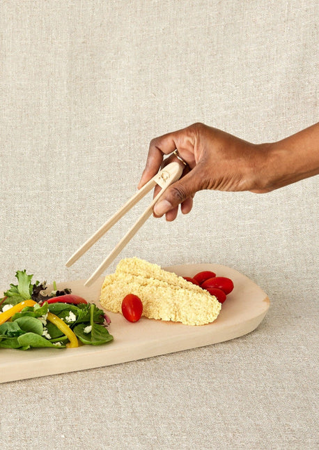 Magnetic Wooden Toast & Garnish Tongs Décor TriadCommerceInc