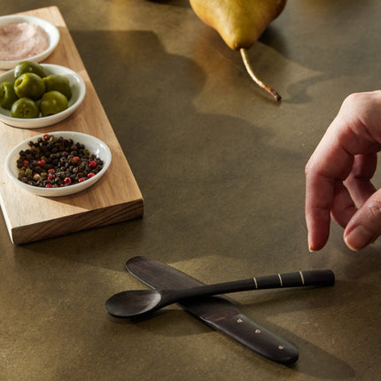 African Blackwood Small Serving Serving Spoons Utensils Entertaining & Serving TriadCommerceInc