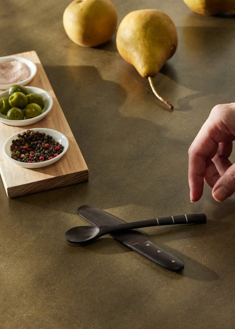 African Blackwood Small Serving Serving Spoons Utensils Entertaining & Serving TriadCommerceInc