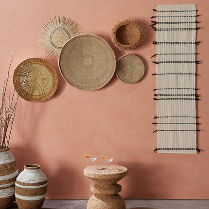 Chiaroscuro Handwoven Cotton Wall Hanging Wall Décor TriadCommerceInc