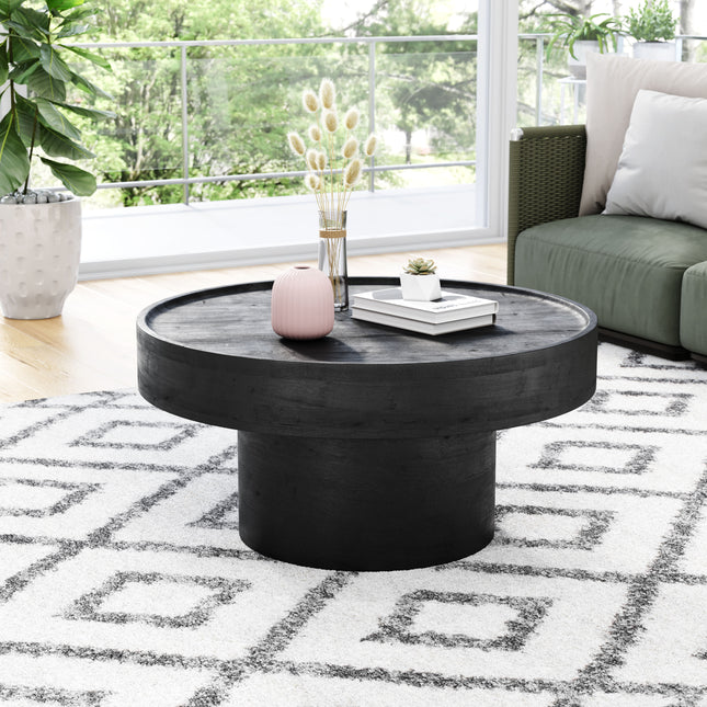 Watson Coffee Table Black Coffee Tables TriadCommerceInc   