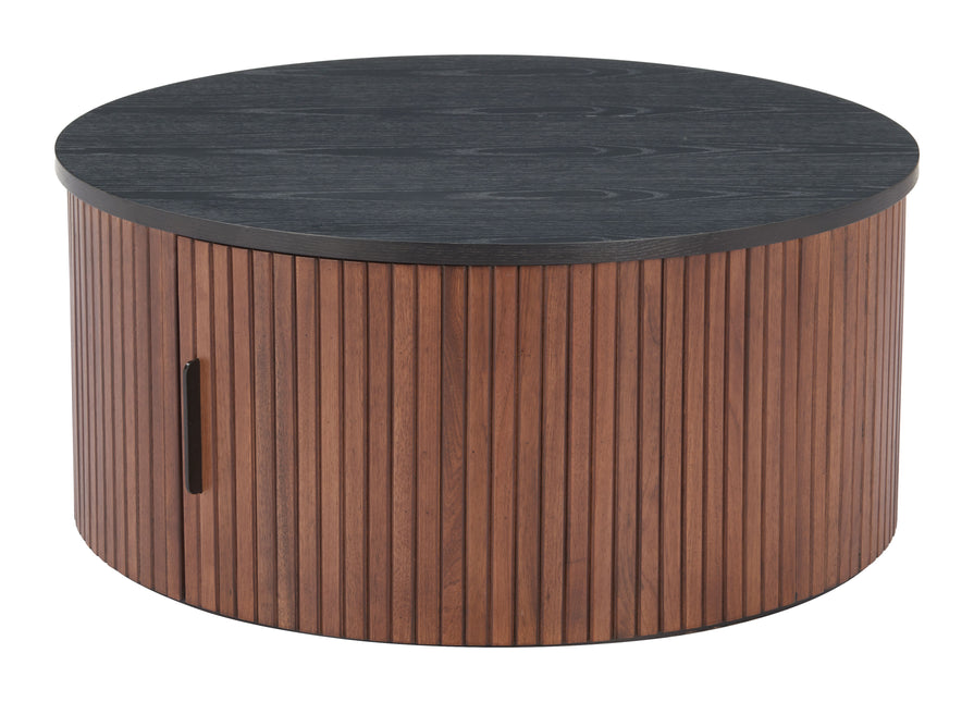 Nejaus Coffee Table Black & Walnut Coffee Tables TriadCommerceInc Default Title  