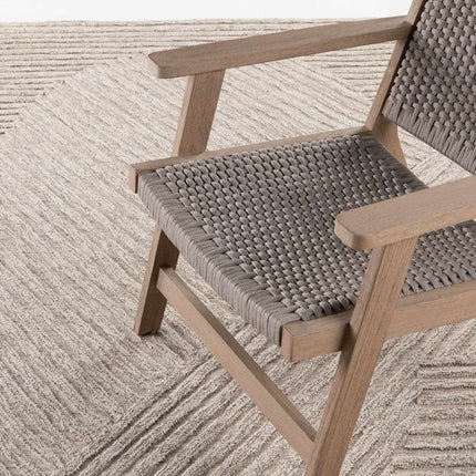 Four Hands Chasen Outdoor Rug - Heathered Natural Rugs TriadCommerceInc