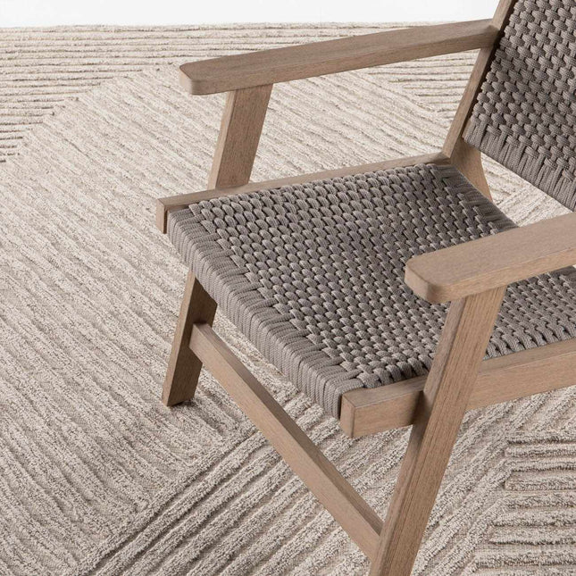 Four Hands Chasen Outdoor Rug - Heathered Natural Rugs TriadCommerceInc
