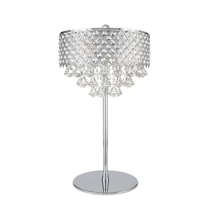 Grand 6 LED Light Table Lamp Chrome Crystal Decor Home Decor > Lighting > Lamp > Table Lamps TriadCommerceInc