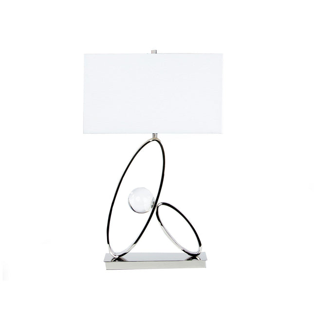 Ovals in Crystal Table Lamp // 1 Light Home Decor > Lighting > Lamp > Table Lamps TriadCommerceInc