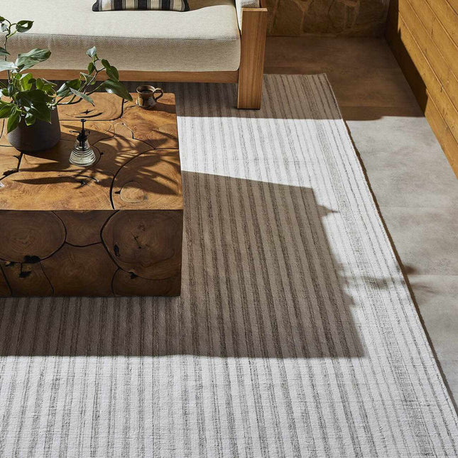 Four Hands Selena Outdoor Rug - Sand Stripe Rugs TriadCommerceInc