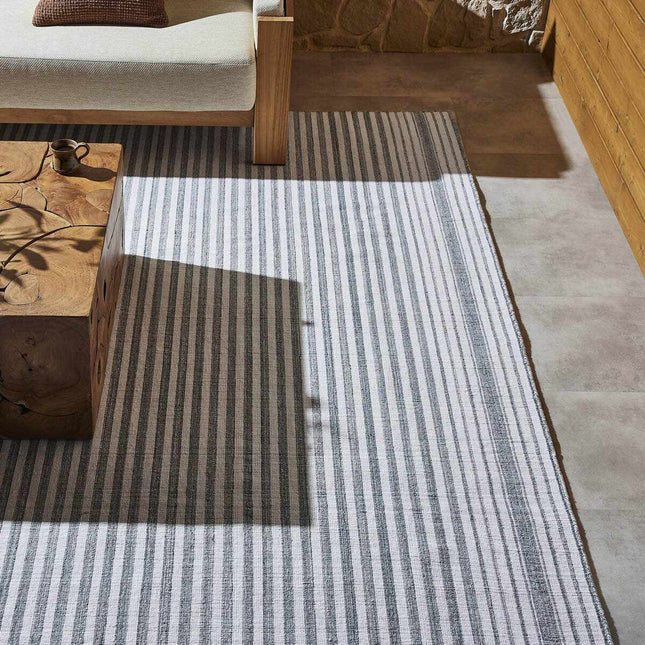 Four Hands Selena Outdoor Rug - Blue Stripe Rugs TriadCommerceInc