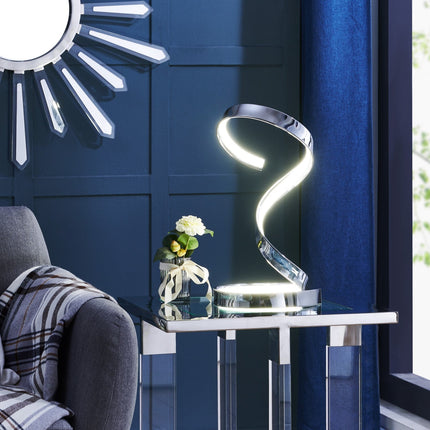 Hamburg Chrome Table Lamp LED Strip Dimmable Switch Home Decor > Lighting > Lamp > Table Lamps TriadCommerceInc