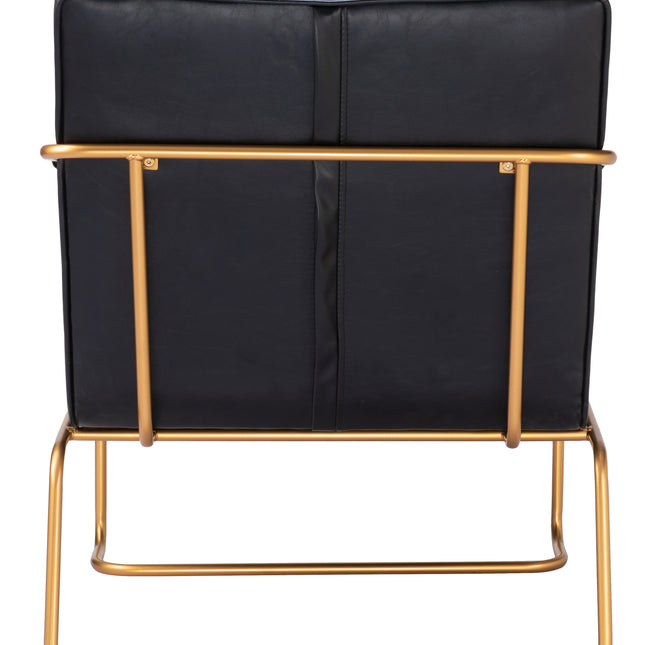 Dallas Accent Chair Vintage Black Chairs TriadCommerceInc   