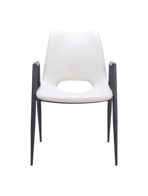 Desi Dining Chair (Set of 2) White Chairs TriadCommerceInc   