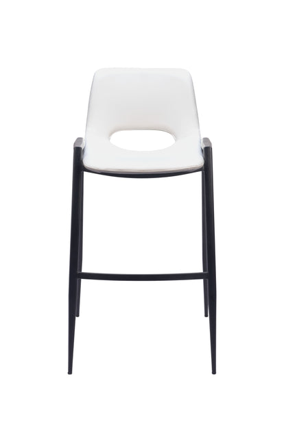 Desi Barstool (Set of 2) White Barstools TriadCommerceInc   